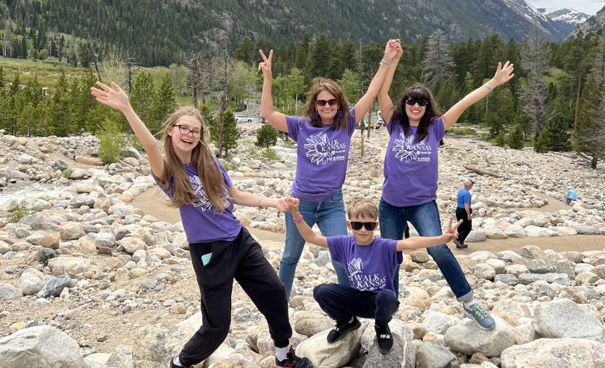 Walk Kansas participants walking together