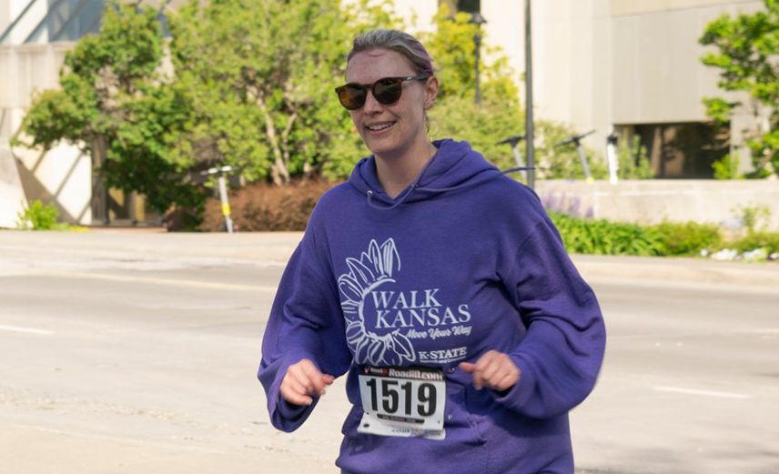 Walk Kansas participants walking together